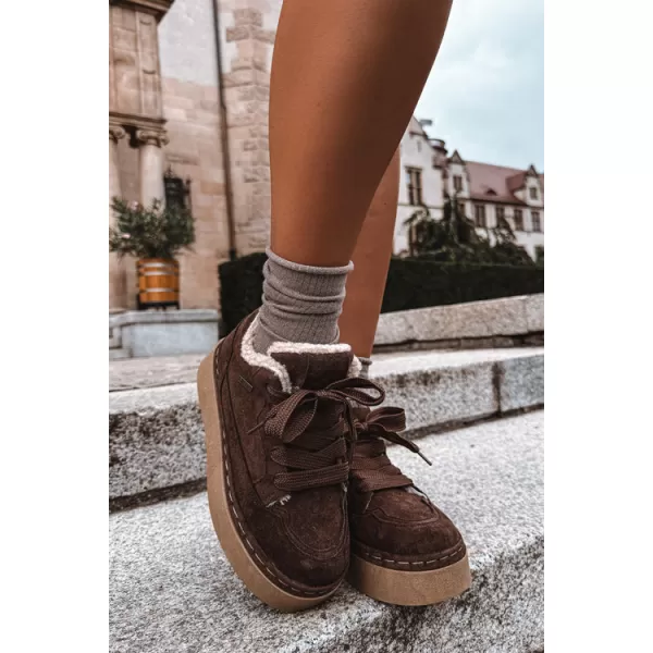  Ženske cipele BIG STAR SHOES UU274188 SMEĐE/BEŽ SJENE 