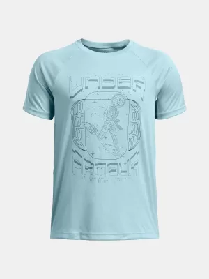 Majica za dječake UNDER ARMOUR UA B TECH GAME DAY SS 1389974-494 PLAVA