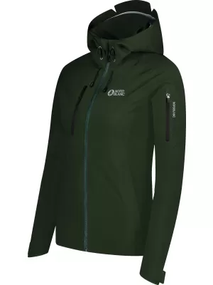 Ženska vodootporna jakna NORDBLANC HEYDAY NBSJL8316 ZELENA