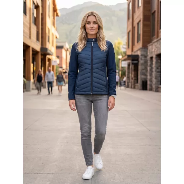  Ženska hibridna jakna MALFINI PREMIUM CROSS 556 TAMNOPLAVA 