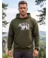 Muški sweatshirt ALTISPORT ALM193422 VOJNOG