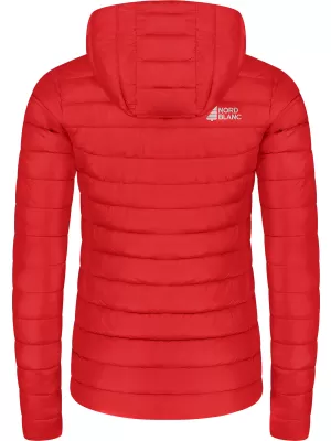 Prošivena ženska jakna NORDBLANC NIMBUS WJL8395 CRVENA