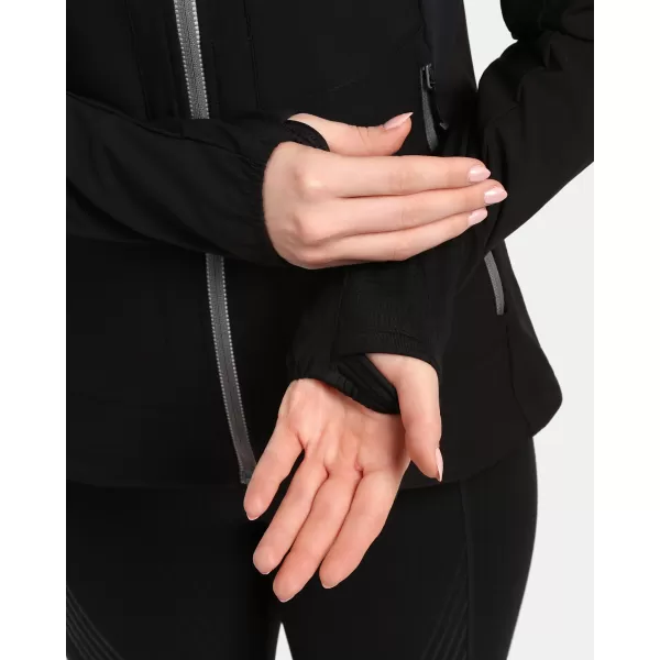  Ženska softshell jakna KILPI BALEO-W 1L0114KI CRNA 
