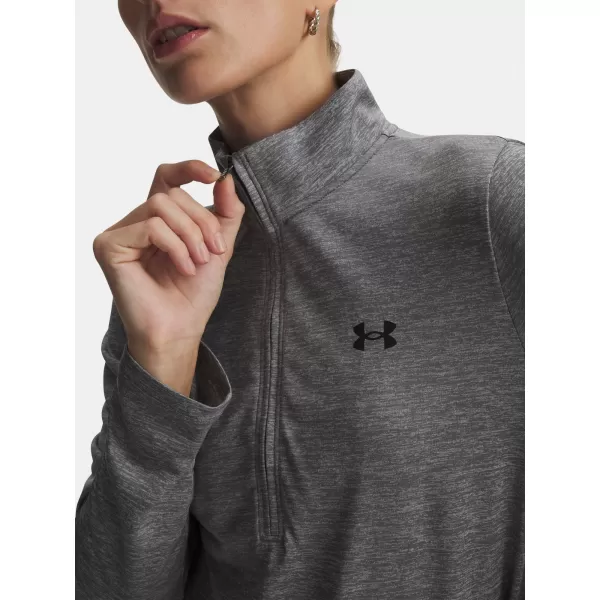  Ženska majica kratkih rukava UNDER ARMOUR TECH 1/2 ZIP- TWIST 1384225-709 ZELENA 