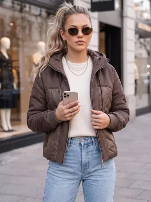 Ženska jakna DSTREET TY6092 SMEĐA