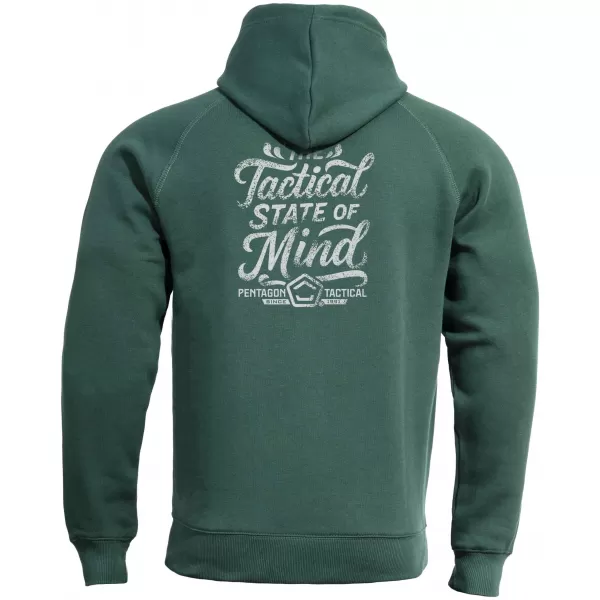  Muški sweatshirt PENTAGON PHAETON HOOD STATE OF MIND K09021-ST SPRINGBOK ZELENA 