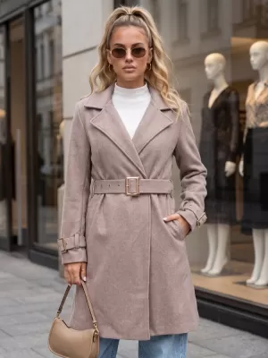 Ženski kaput DSTREET NY0787 BEŽ