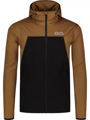 Muška vodootporna softshell jakna NORDBLANC EXPEDITIOUS NBSSM8323 SMEĐA