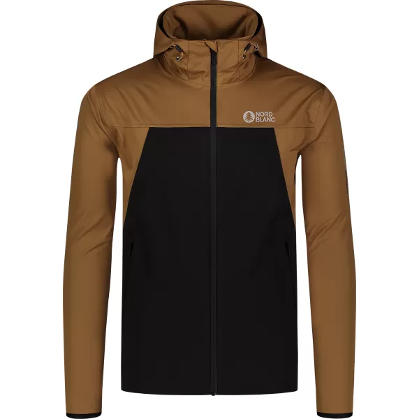  Muška vodootporna softshell jakna NORDBLANC EXPEDITIOUS NBSSM8323 SMEĐA 