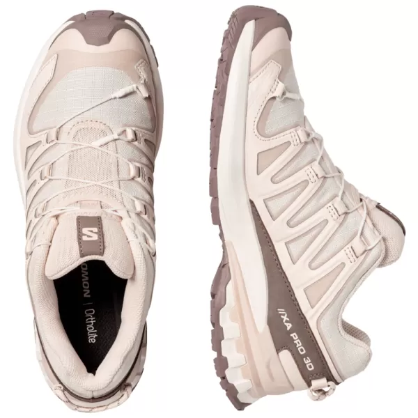  Ženske cipele SALOMON XA PRO 3D V9 LIFELONG L49153900 TAPIOKA/TAPIOKA/ŽELJEZO 