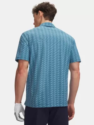 Muški polo UNDER ARMOUR UA DRIVE CHILL PRINTED POLO 6009724-466 PLAVA