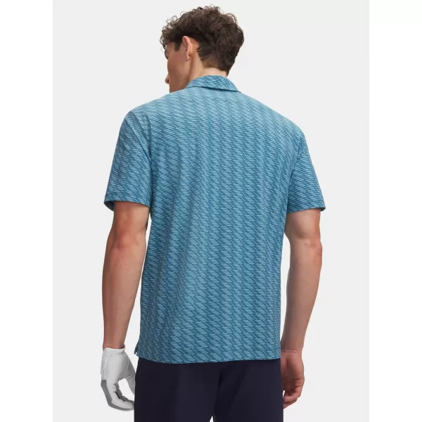  Muški polo UNDER ARMOUR UA DRIVE CHILL PRINTED POLO 6009724-466 PLAVA 