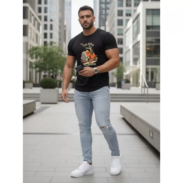  Muška majica kratkih rukava DSTREET NX5083R-BK CRNA 
