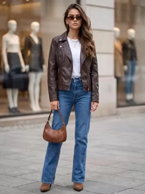 Ženska jakna DSTREET TY5729 SMEĐA