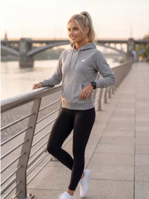 Ženski sweatshirt 4F WMM00TSWSF2536 HLADNI SVIJETLO SIVI MELANGE