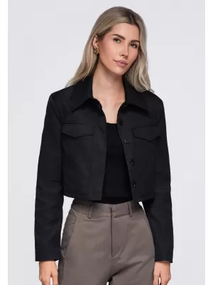 Ženska jakna OMBRE OW-BL-E0007 CRNA