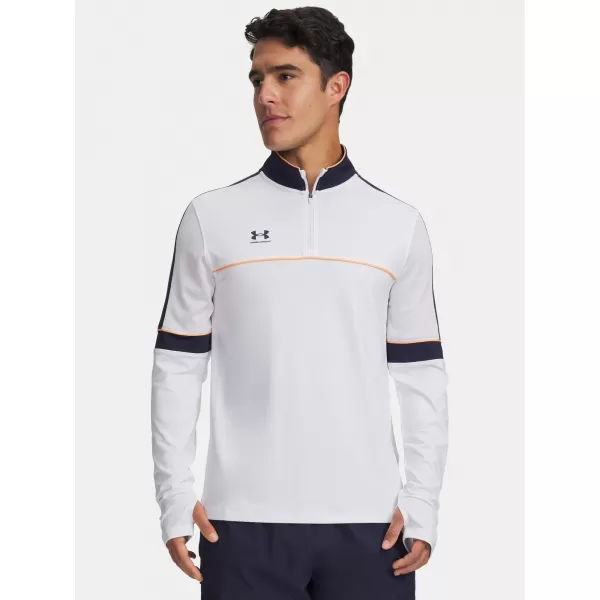  Muška majica kratkih rukava UNDER ARMOUR M CHALLENGER TRAINING QZ 6004043-100 BIJELA 