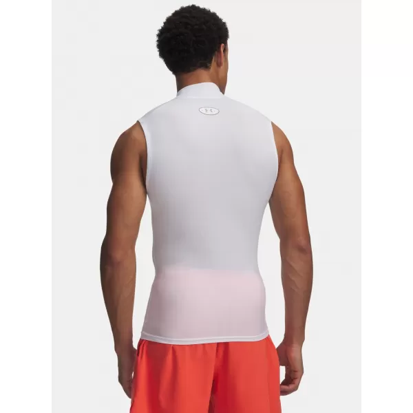  Muška majica bez rukava UNDER ARMOUR HG ELITE SLEEVELESS MOCK 6015381-100 BIJELA 