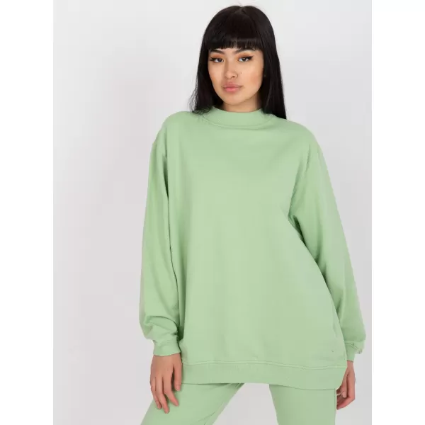  Ženski sweatshirt BASIC FEEL GOOD AP-BL-A-R001 PISTACIJE 