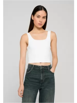 Ženska majica bez rukava URBAN CLASSICS TB8349 BIJELA