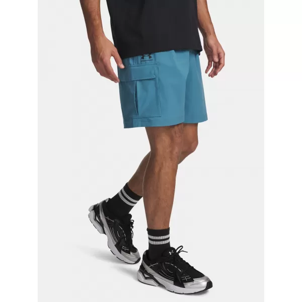 Muške kratke hlače UNDER ARMOUR VIBE WOVEN CARGO SHORT 1386560-466 PLAVA 