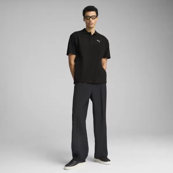  Muška majica s kragnom PUMA WARDROBE ESS PIQUE RELAXED POLO 62965701 PUMA CRNA 