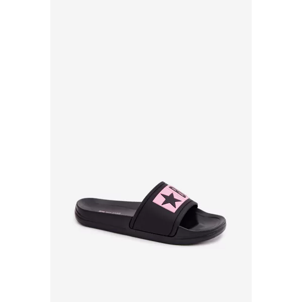  Dječje papuče BIG STAR SHOES TT374A004 CRNO/RUŽIČASTO 