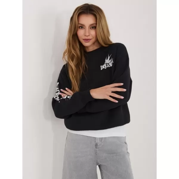  Ženski sweatshirt SUBLEVEL D10600T02568H GRAFIT 