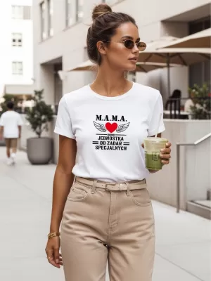 Ženska majica kratkih rukava DSTREET NX5026RY-WH BIJELA