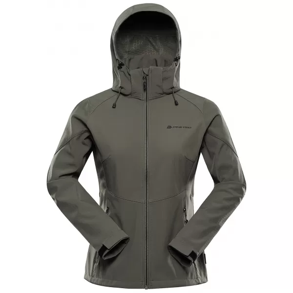  Ženska softshell jakna ALPINE PRO HOORA 2 KUHANI BOSILJAK 