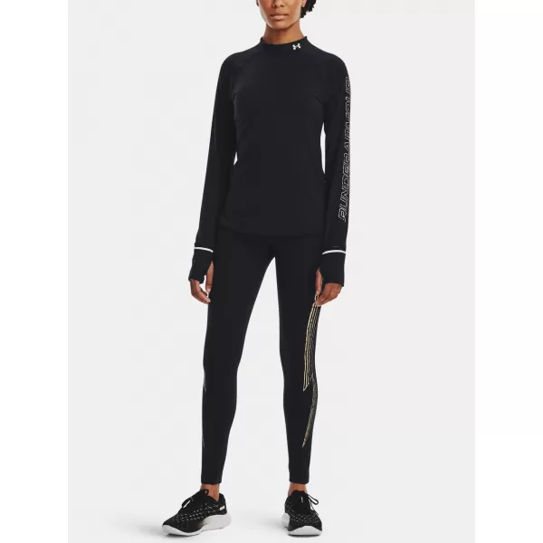  Ženska majica kratkih rukava UNDER ARMOUR UA OUTRUN THE COLD LS 1373208-001 CRNA 