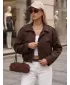 Ženska jakna DSTREET TY5956 SMEĐA