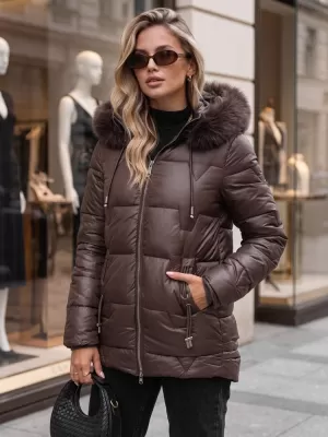 Ženska jakna DSTREET TY5758 LJUBIČASTA