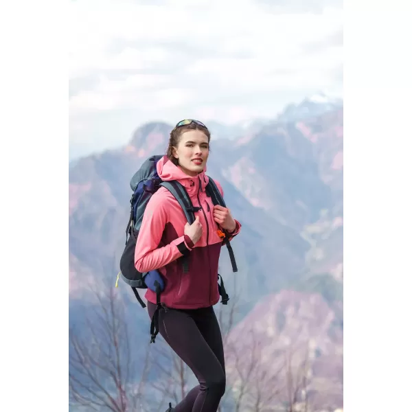  Ženska softshell jakna NORDBLANC BLINK NBSSL8320 RUŽIČASTA 