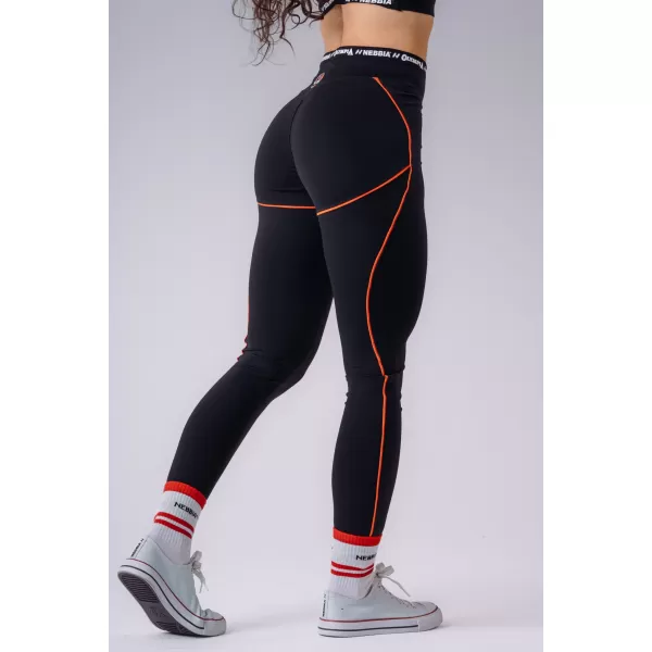  Ženske tajice NEBBIA OLYMPIA HIGH-WAIST 935 CRNA 