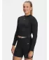 Ženska majica kratkih rukava UNDER ARMOUR VANISH SEAMLESS LS 6000645-004 CRNA