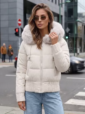 Ženska jakna DSTREET TY5832 BIJELA