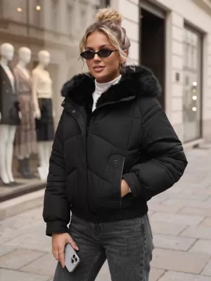 Ženska jakna DSTREET TY6007 CRNA