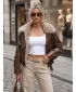 Ženska jakna DSTREET TY5708 SMEĐA
