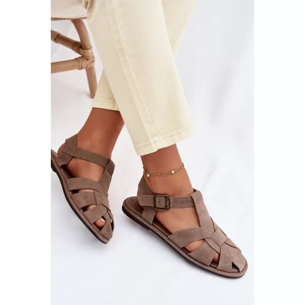  Ženske sandale BIG STAR SHOES TT274250 BEŽ 