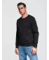 Muški sweatshirt OMBRE OM-SSBN-0271 CRNA