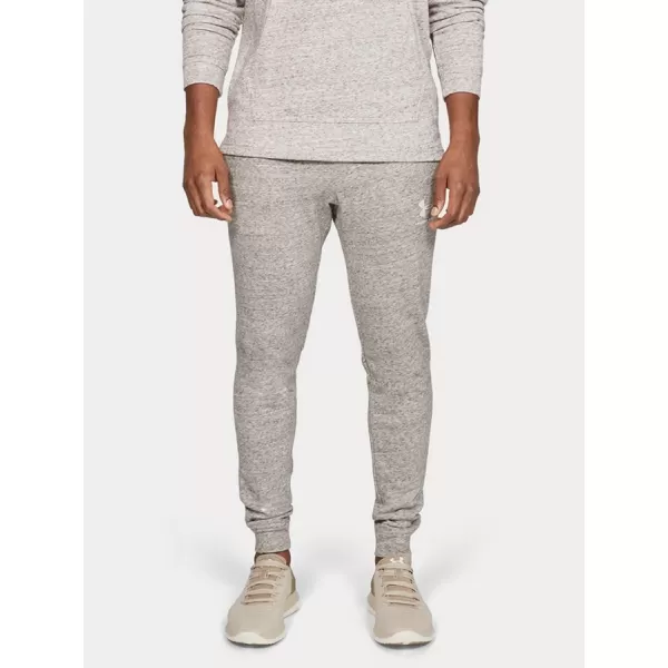  Muške trenirke UNDER ARMOUR SPORTSTYLE TERRY JOGGER 1329289-112 BIJELA 