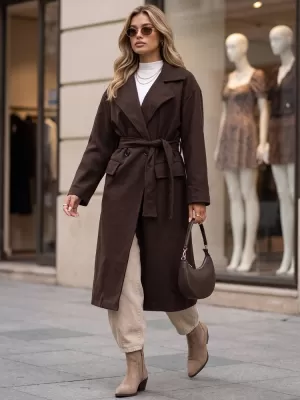 Ženski kaput DSTREET NY0785 SMEĐA