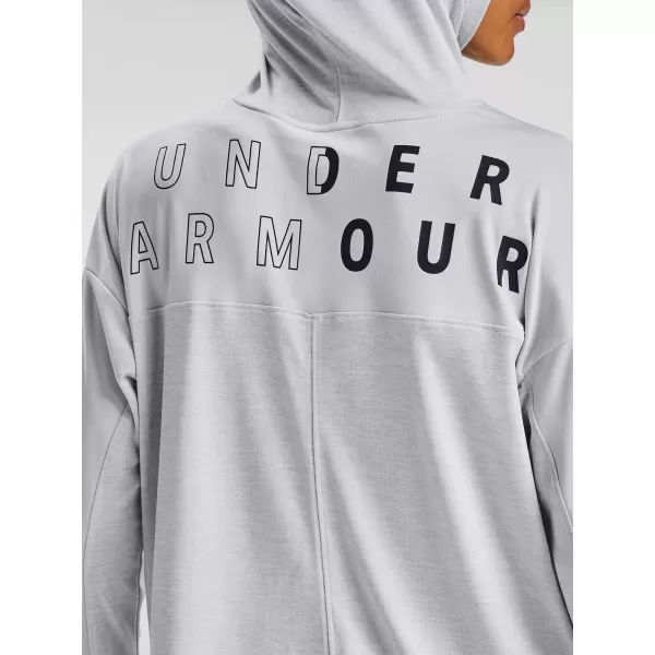  Ženski sweatshirt UNDER ARMOUR TECH TWIST GRAPHIC HOODIE 1351977-014 SIVA 