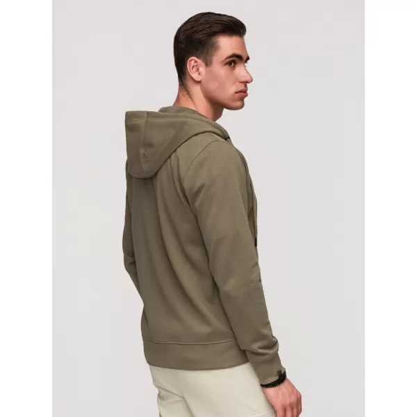  Muški sweatshirt OMBRE OM-SSZP-0256 MASLINA 