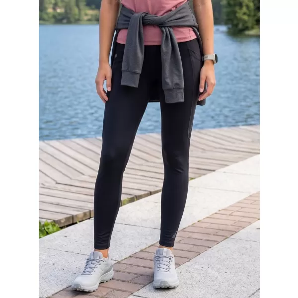  Ženske sportske tajice ALPINE PRO GEMSA CRNA 