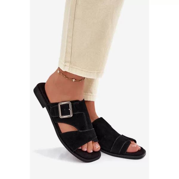  Ženske papuče BIG STAR SHOES TT274477 CRNA 