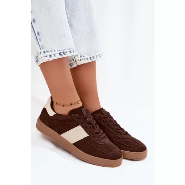  Ženske tenisice BIG STAR SHOES UU274008 SMEĐA/BEŽ 