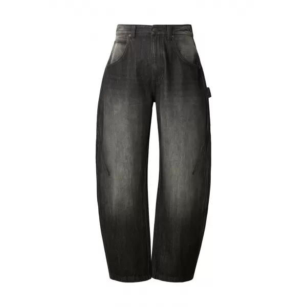  Muške hlače URBAN CLASSICS TB8057 SREDNJE TAMNO SIVI MRAMOR ISPRANI 