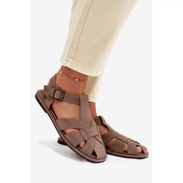  Ženske sandale BIG STAR SHOES TT274250 BEŽ 